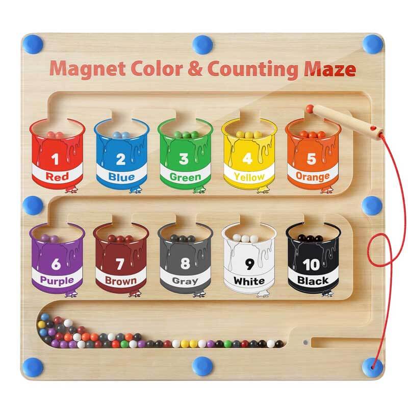 Montessori color &amp; number puzzle