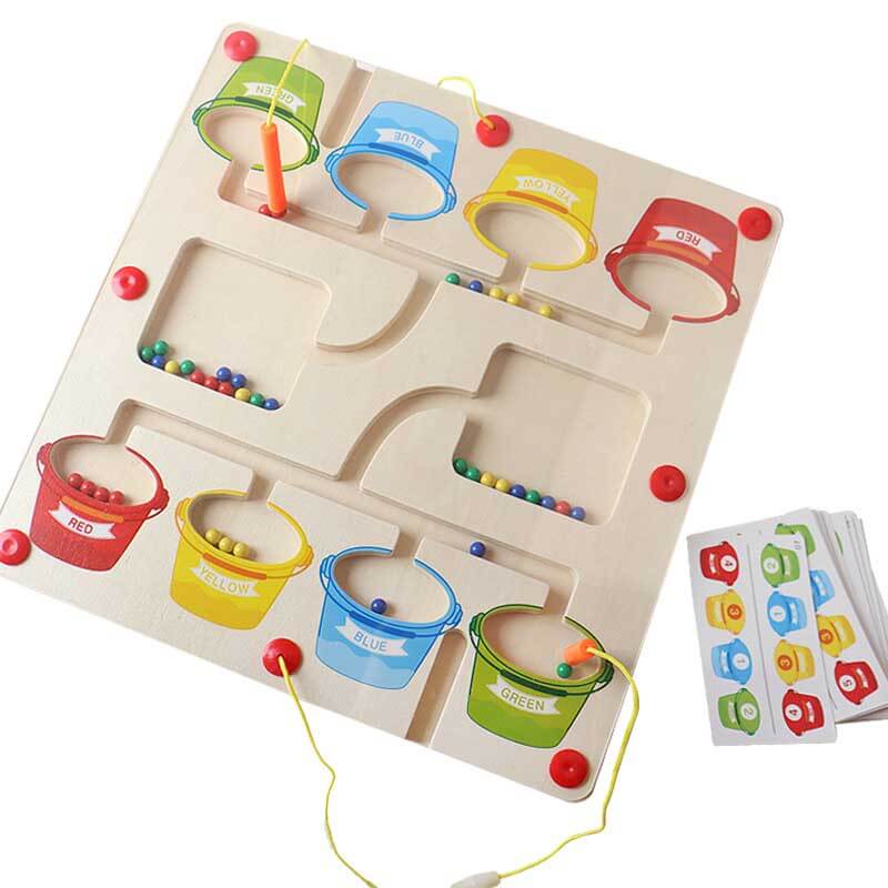 Montessori color &amp; number puzzle