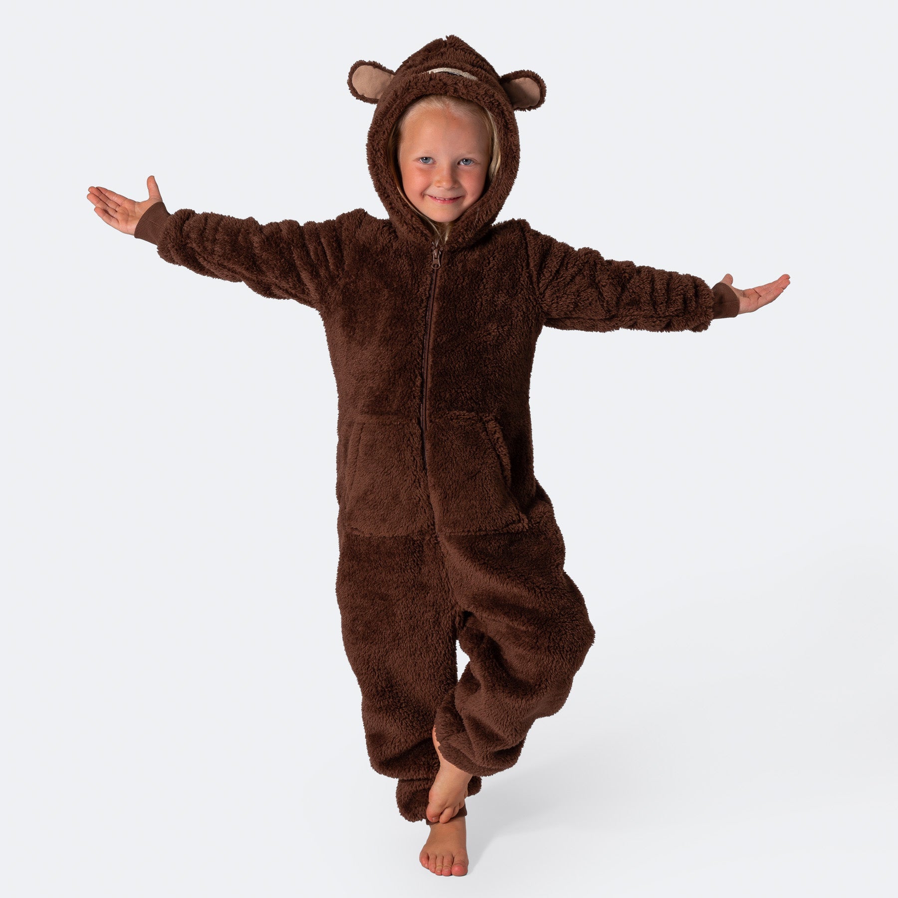 Teddy Onesie voor Kinderen - Zacht en Comfortabel