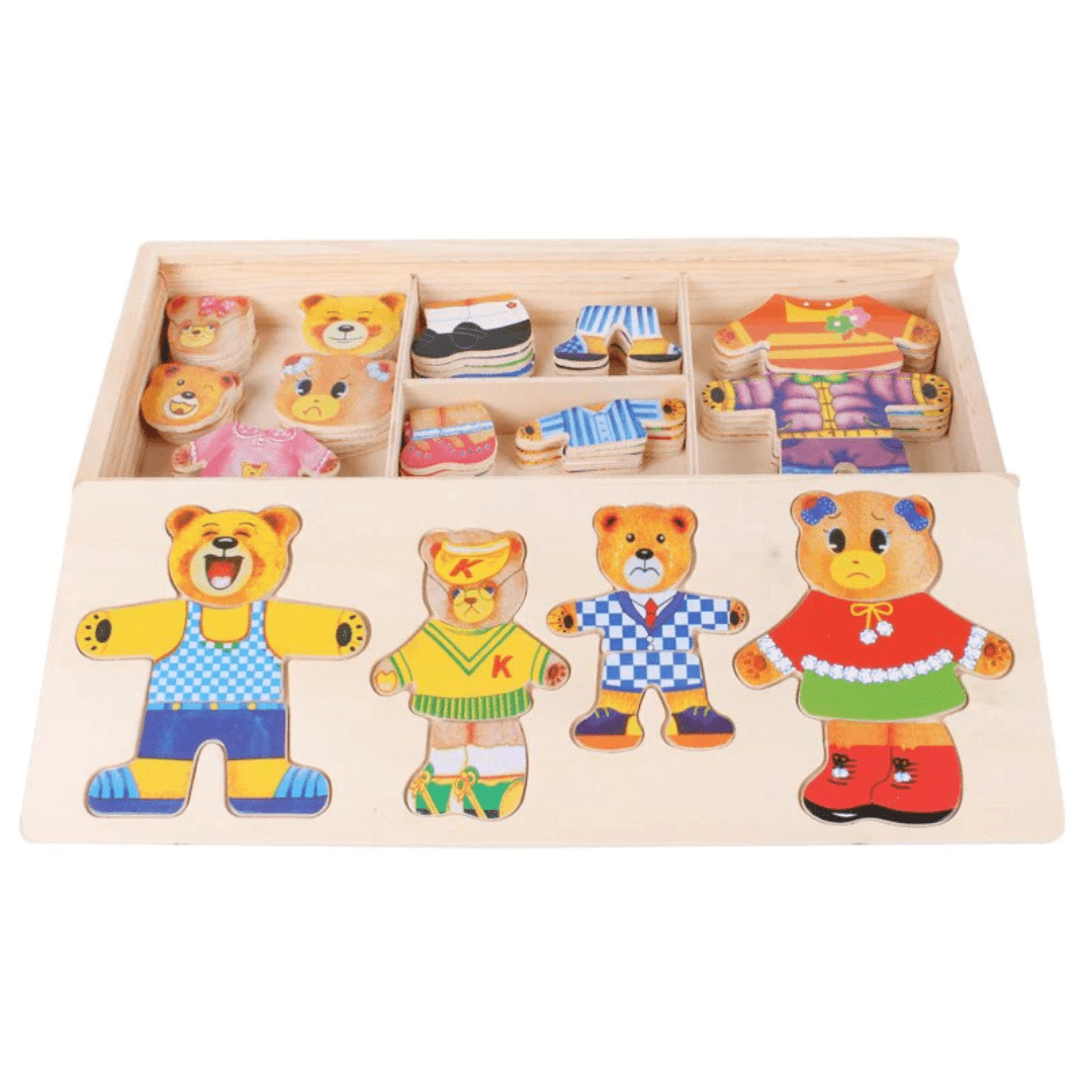 Dress Up Friends Wooden Puzzle