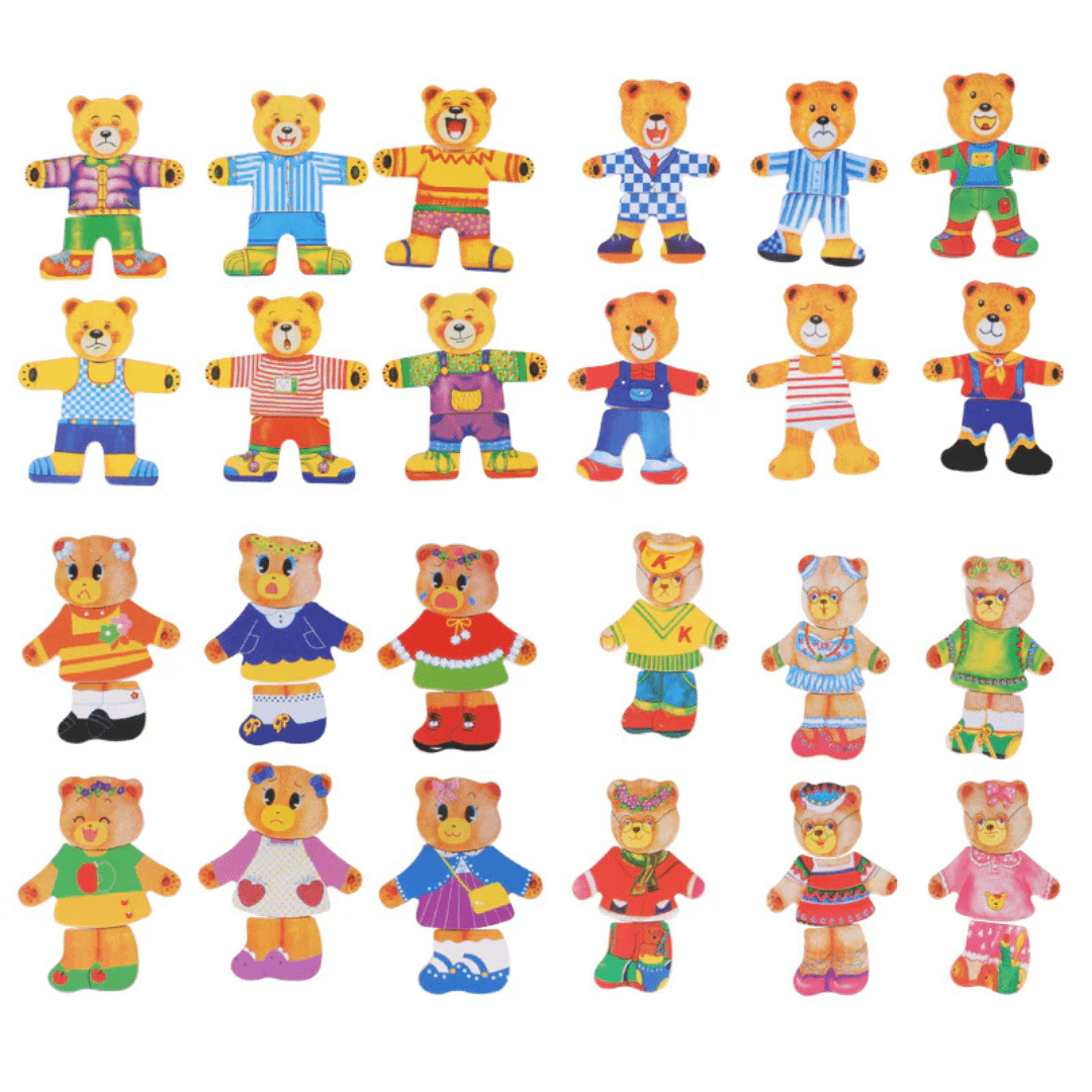 Dress Up Friends Wooden Puzzle