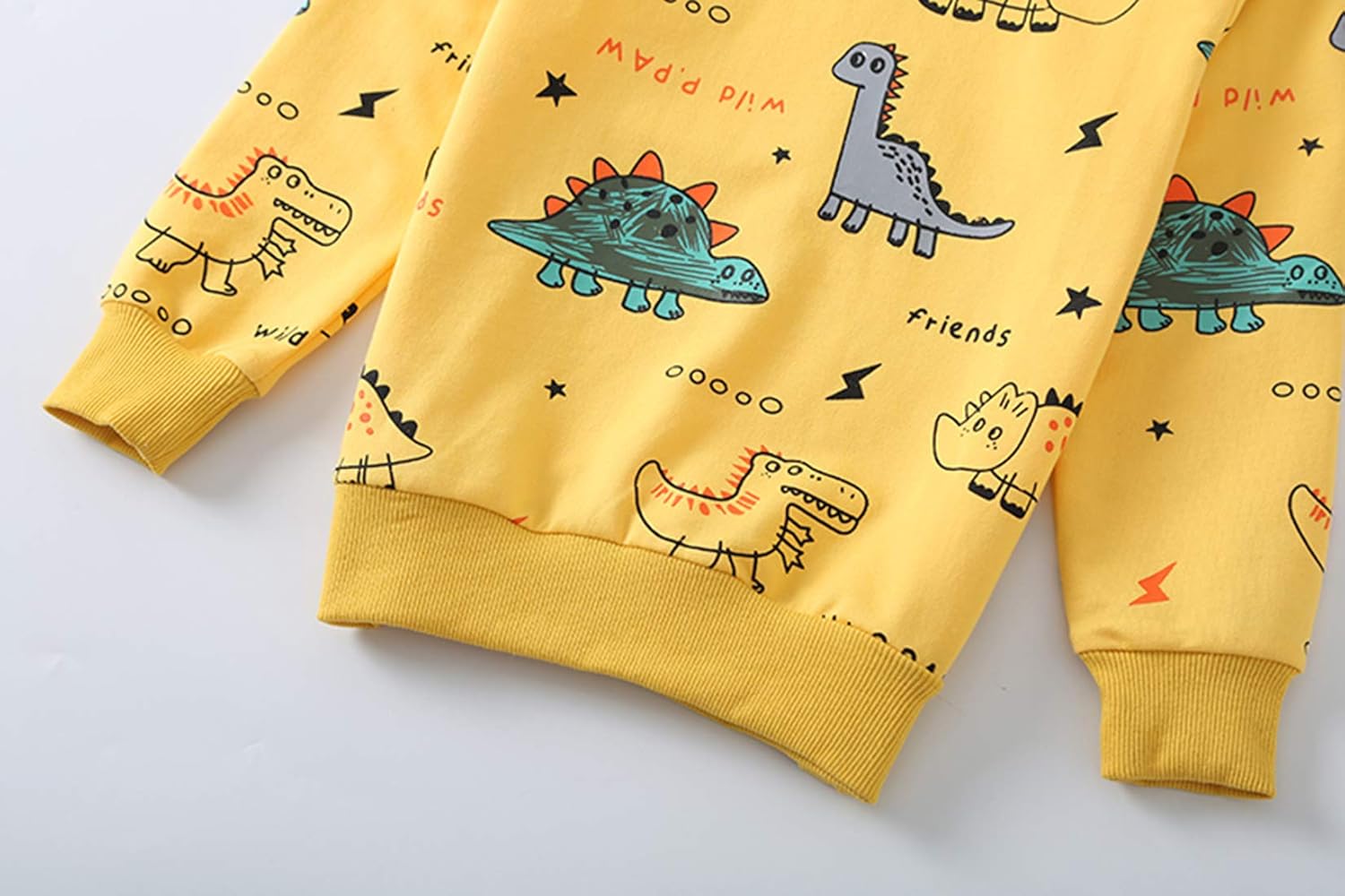 Kinderset met Dinosaurus Print voor Jongens - Leuke Kleding voor de Kleine Dinosaurusliefhebber