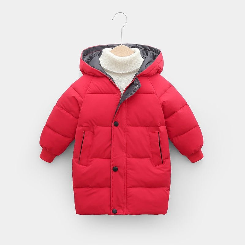 PolarMate Kinder Winterjas met Capuchon - Warm, Stijlvol en Comfortabel