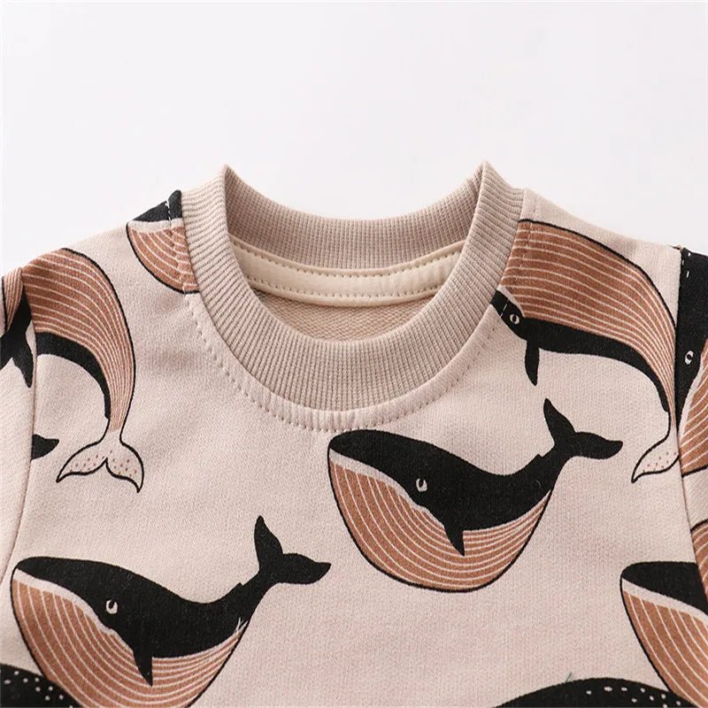 Finn - Warm Whale Sweater For Kids 