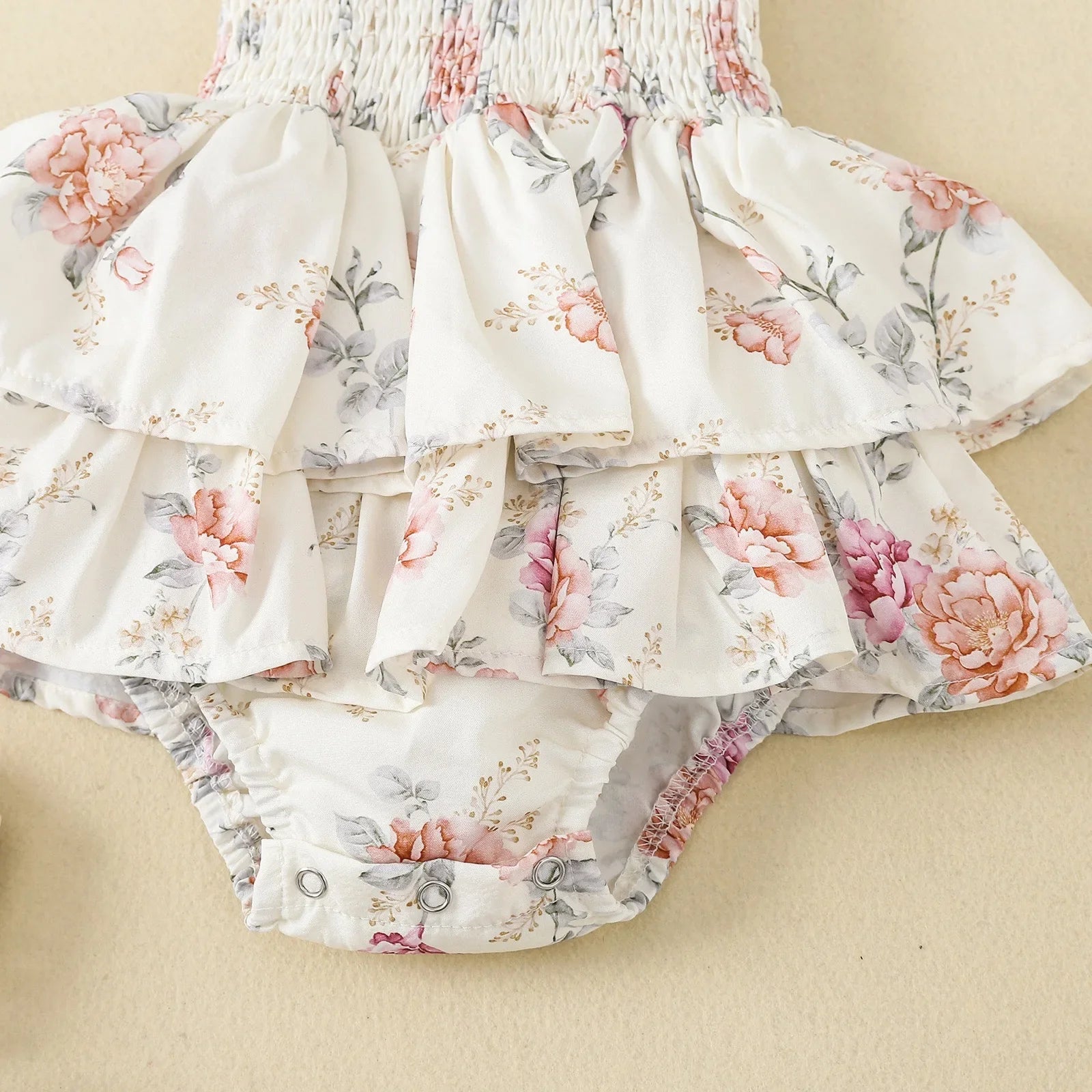 Bloemen Tutu Ruffle Romper