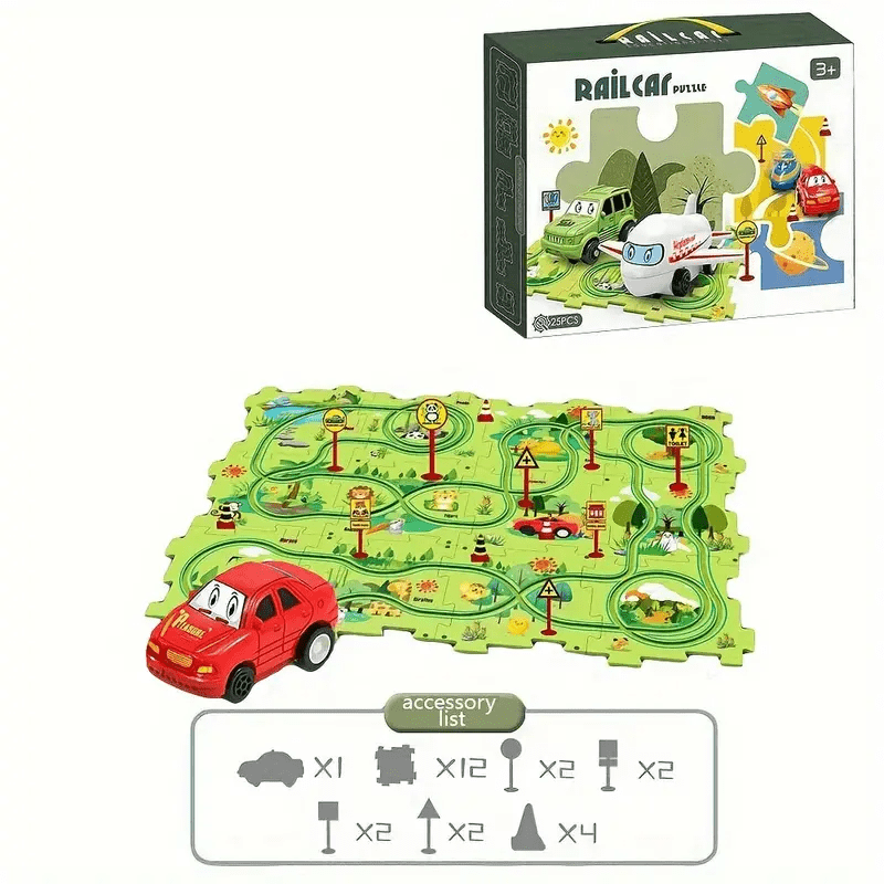 Race Puzzle Mat | 1+1 Free 