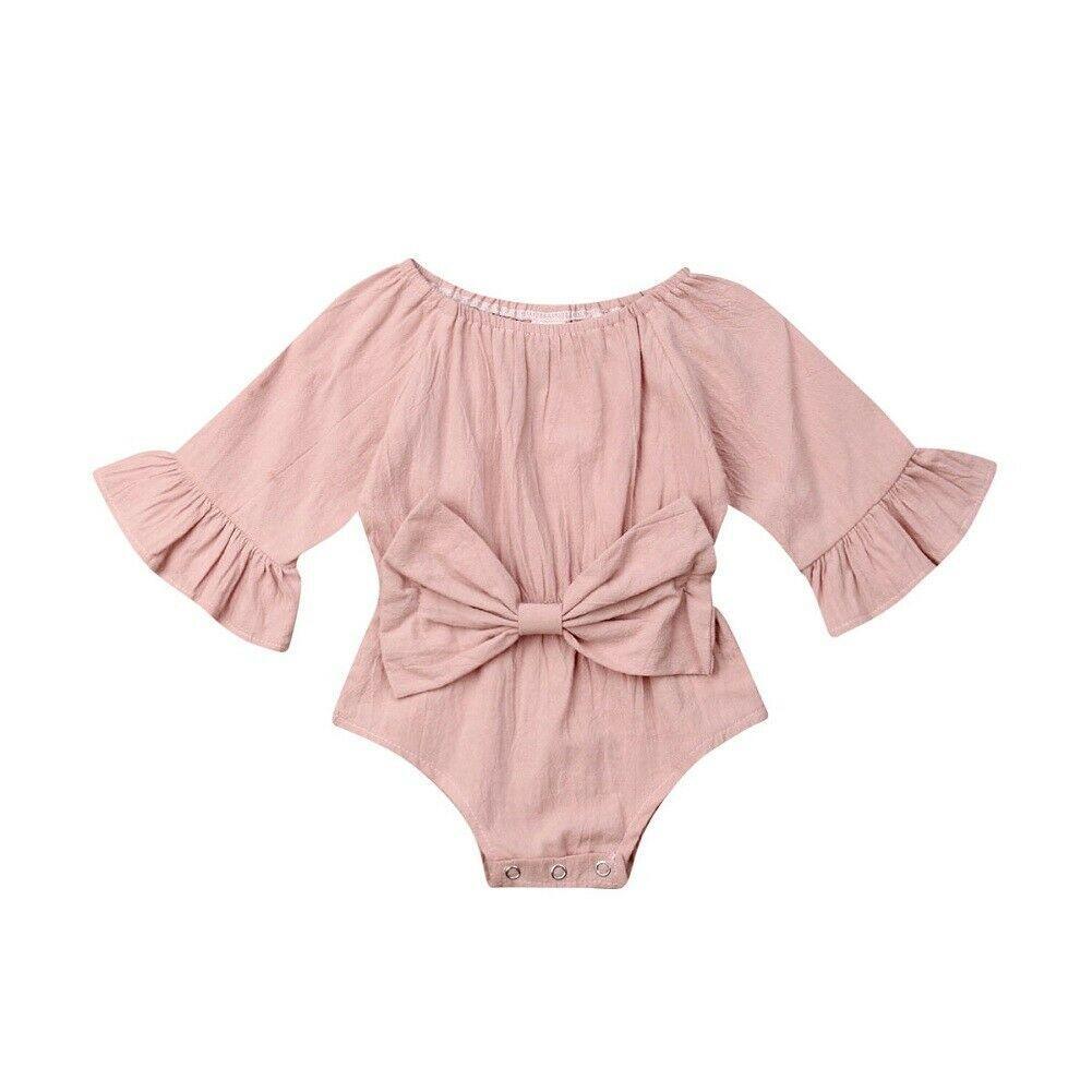 Strikdetail Flared Mouw Bodysuit