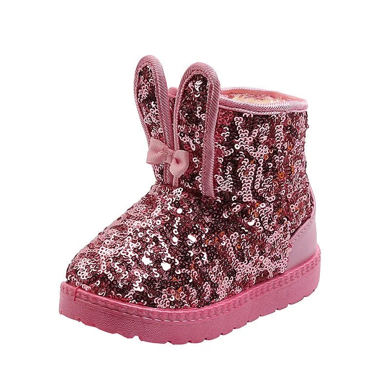 Winterse Stiefelschoenen voor Meisjes met Pailletten