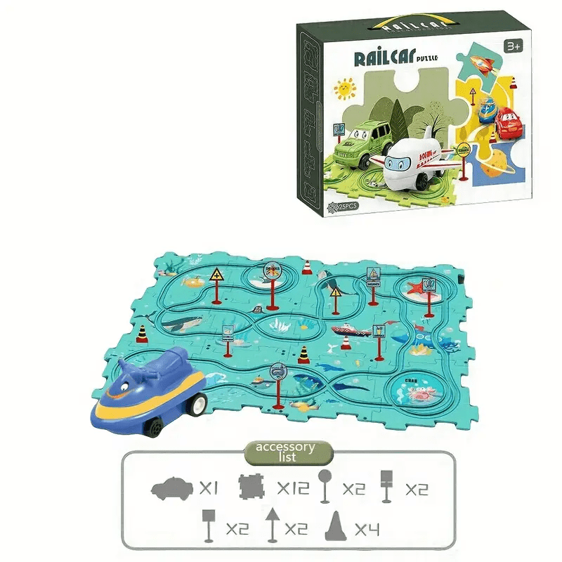 Race Puzzle Mat | 1+1 Free 