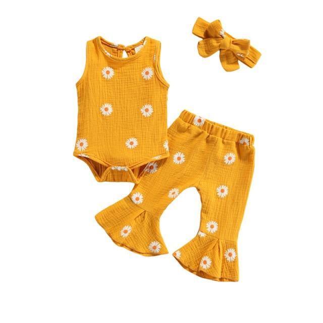 Summer Flared Disco Daisy Set