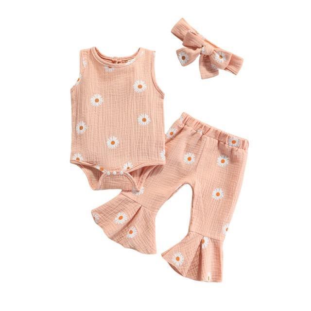 Summer Flared Disco Daisy Set