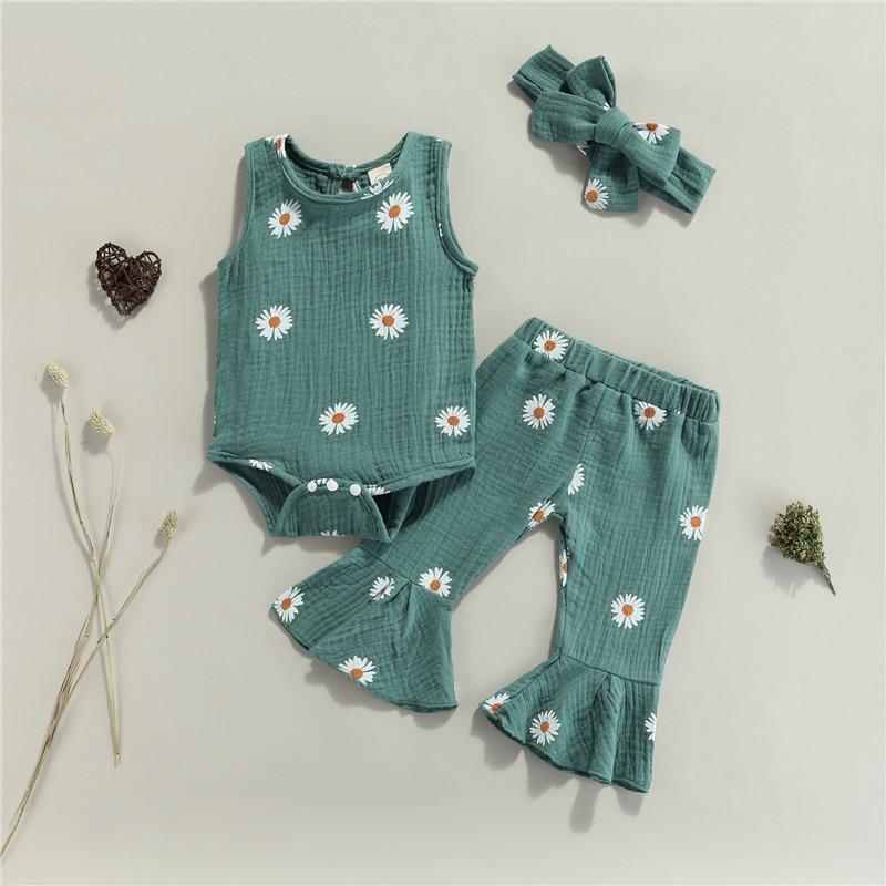 Summer Flared Disco Daisy Set