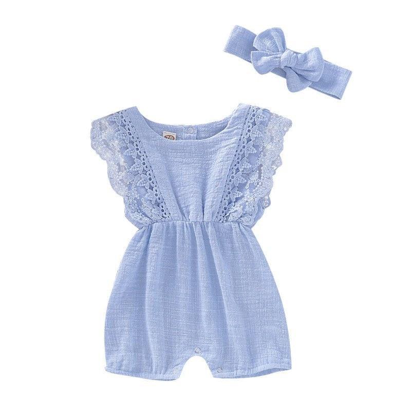 Lace Romper met Strik