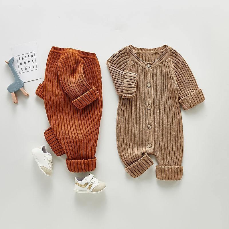 Retro Gebreide Romper