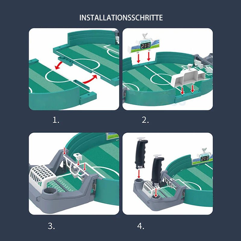 Interactive table football game