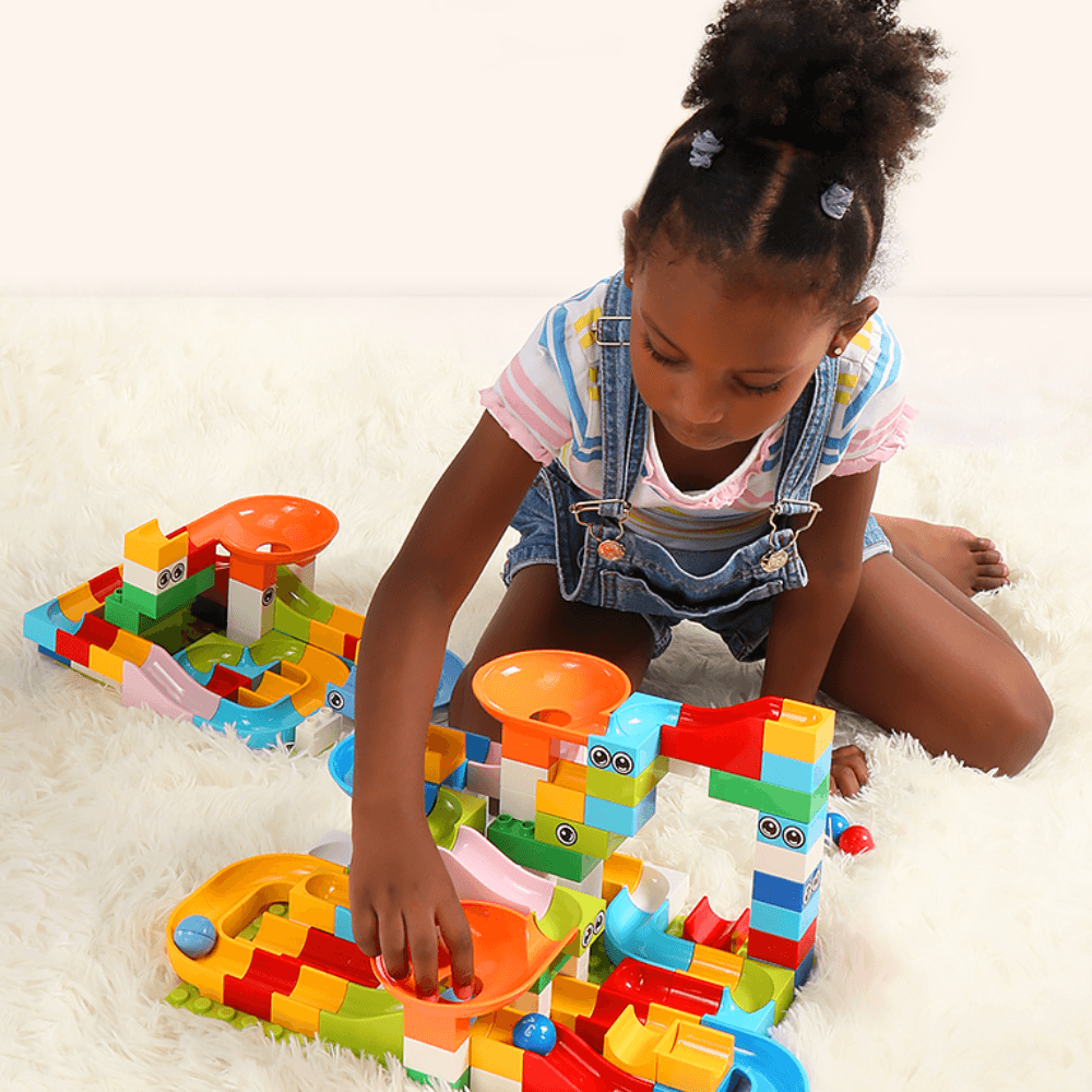 Montessori Playblox Puzzle Set™ - Develops motor skills and imagination